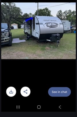 Ashley's Forest River Grey Wolf Black Label Travel Trailer