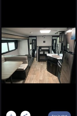 Ashley's Forest River Grey Wolf Black Label Travel Trailer