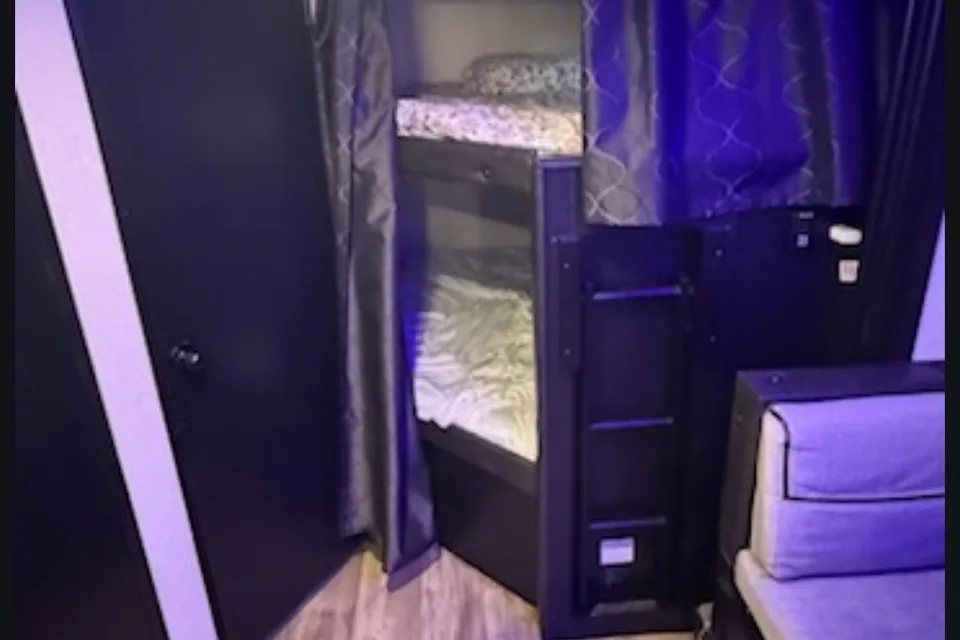 Ashley's Forest River Grey Wolf Black Label Travel Trailer