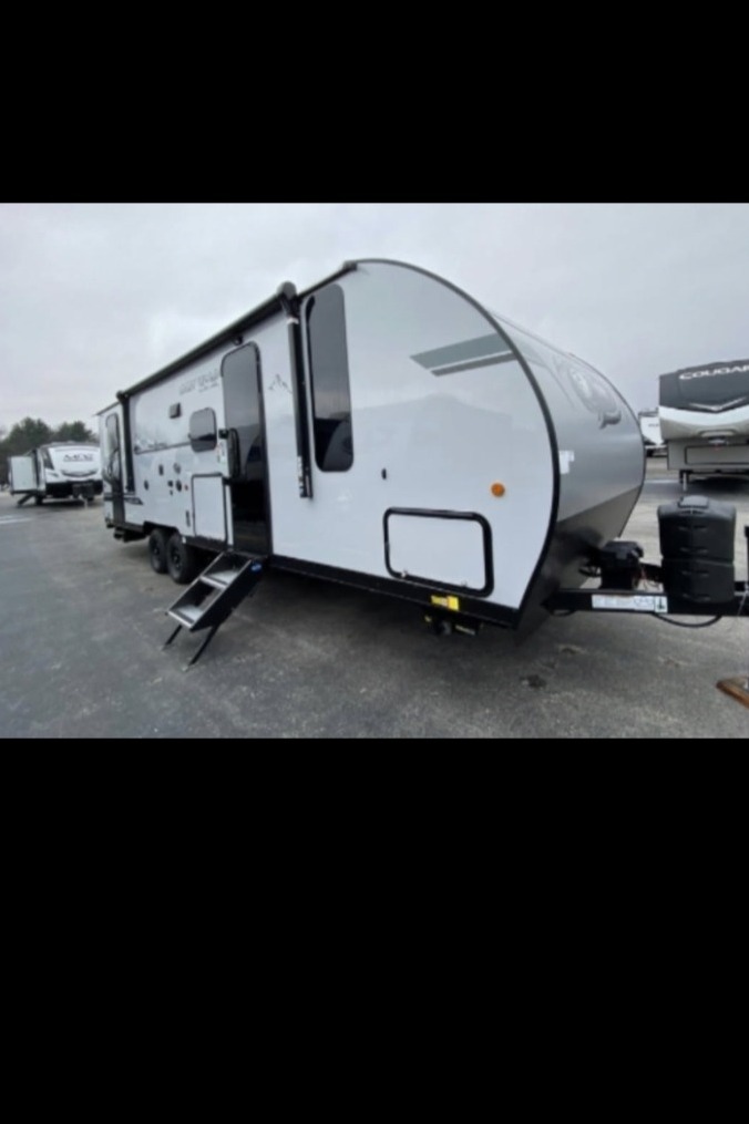 Ashley's Forest River Grey Wolf Black Label Travel Trailer