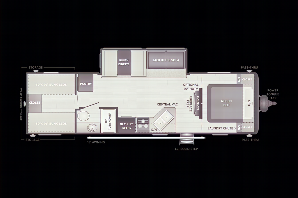 2022 Keystone Hideout Travel Trailer sleeps 10
