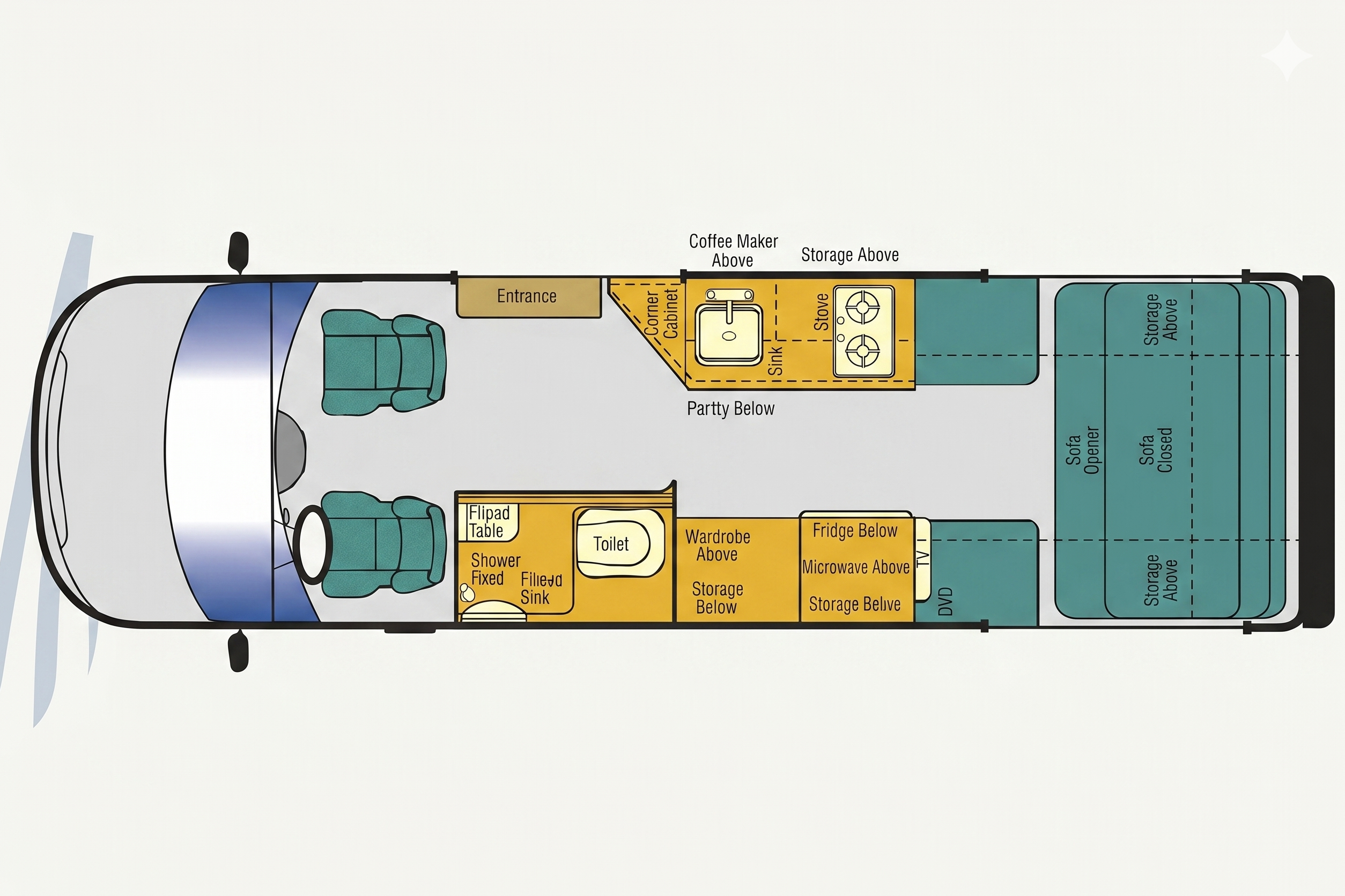 Leisure Travel Vans Free Spirit - Mercedes Sprinter - 23mpg