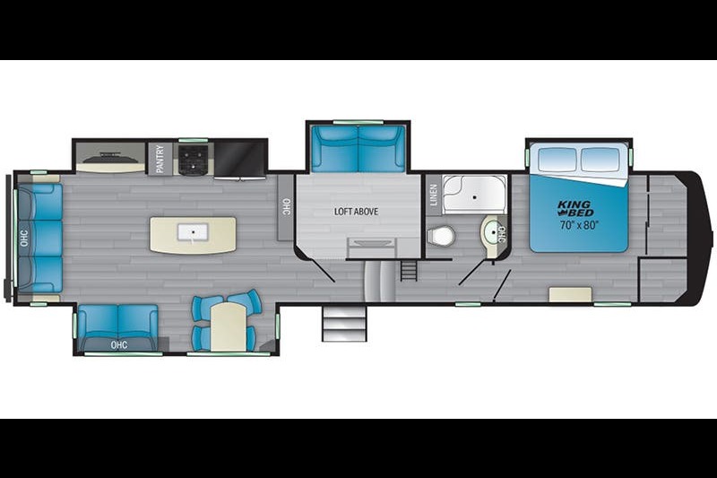 BIGHORN Private King Master, tons of Closet Space, Loft, Bonus Room, Kitchen Island
