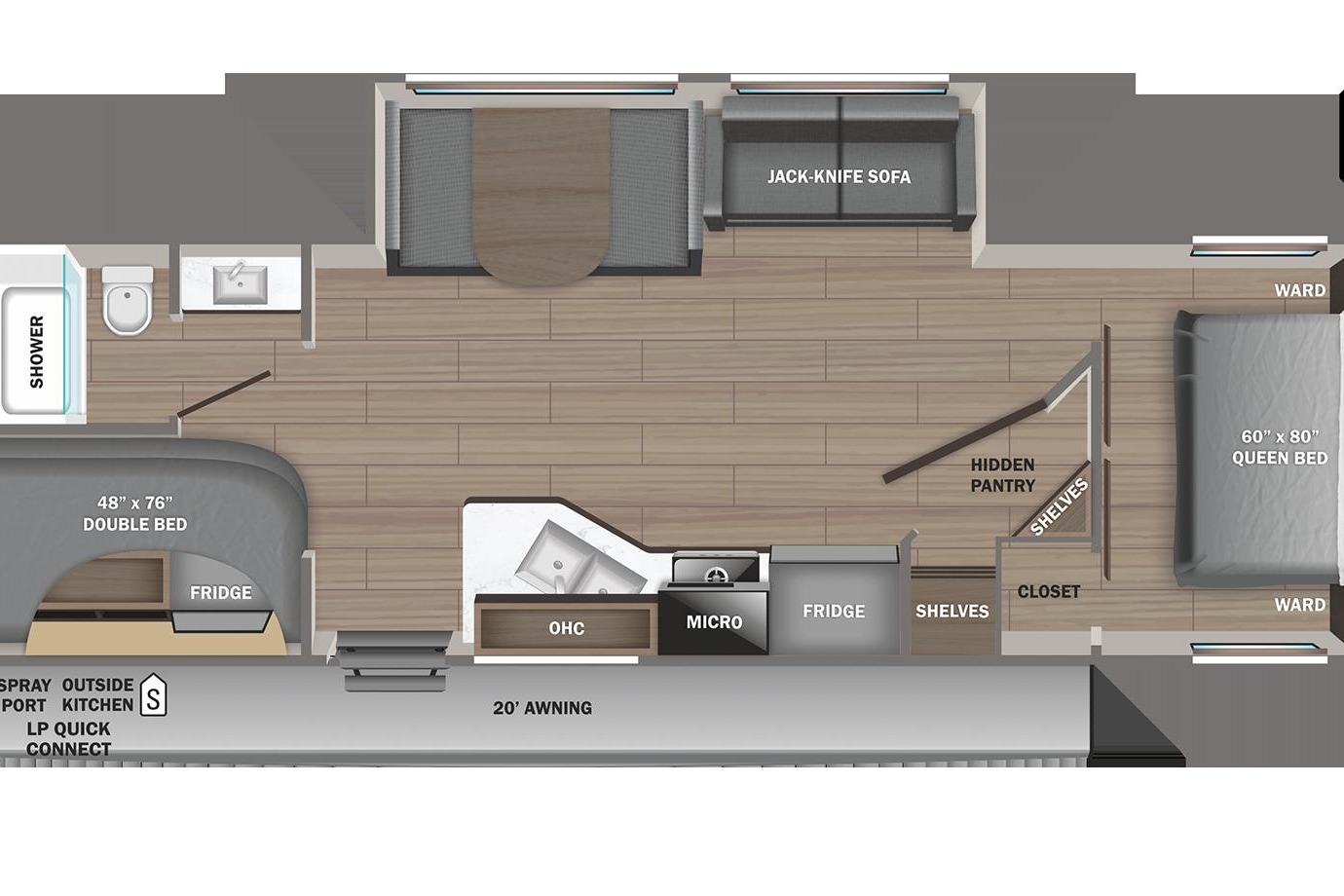 "High Flyer" 2025 Jayco Jay Flight SLX 32' 263BHS Bunkhouse