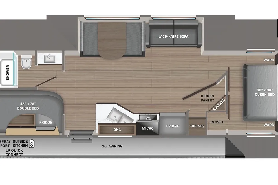 "High Flyer" 2025 Jayco Jay Flight SLX 32' 263BHS Bunkhouse