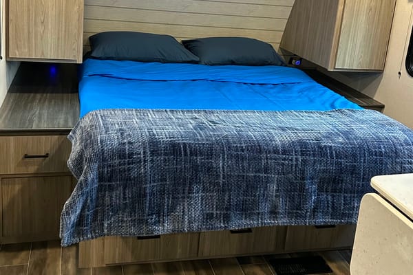 My wife's idea of camping - GlampTastic
