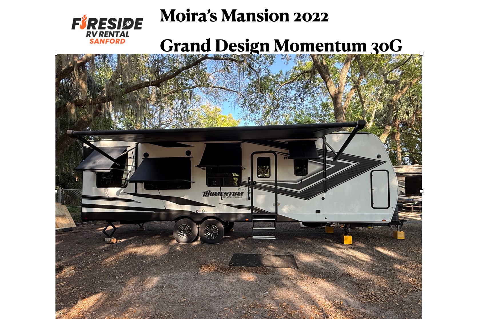Moira's Mansion 2022 Grand Design Momentum Toy Hauler