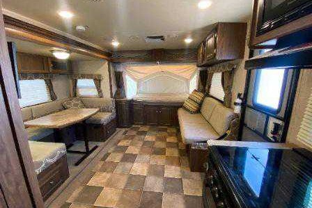 Dave & Maureen's Forrest river shamrock 233s hybrid convertibleTravel Trailer