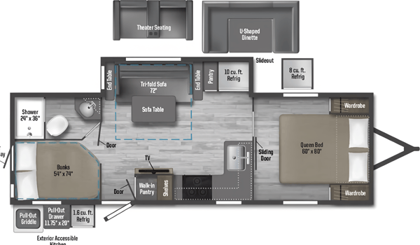 "Star-Lord" 2024 Winnebago 2301BHS Travel Trailer