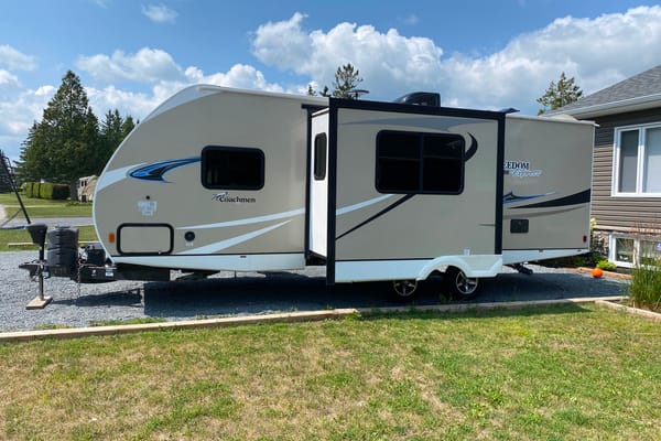 Kristen and Mike’s Coachmen 257 freedom express Travel Trailer