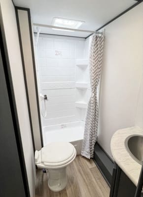 Brand new Keystone 25ft trailer. This is glamping!
