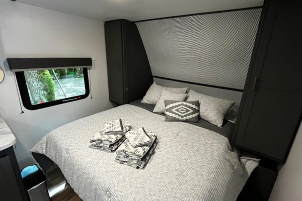 Brand new Keystone 25ft trailer. This is glamping!