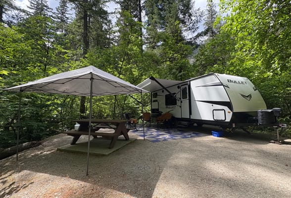 Brand new Keystone 25ft trailer. This is glamping!
