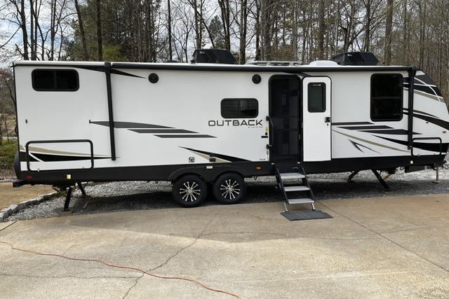 Camping and Fishing Fun (Outback Ultra Light RV)