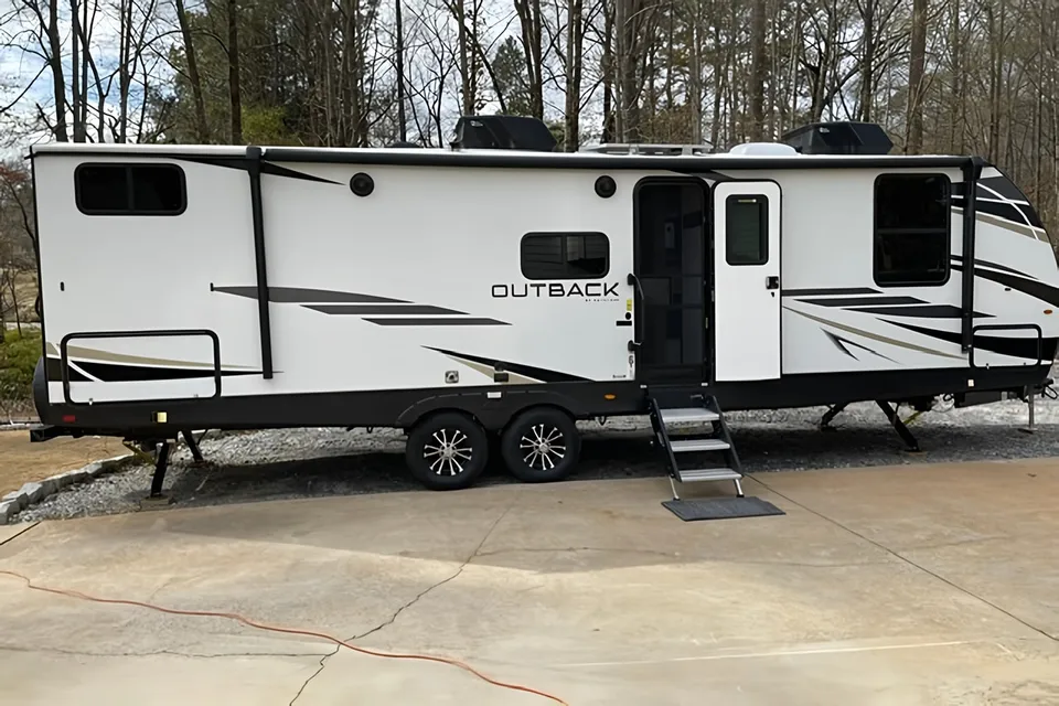 Camping and Fishing Fun (Outback Ultra Light RV)