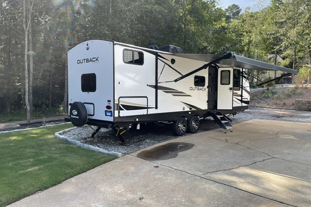 Camping and Fishing Fun (Outback Ultra Light RV)