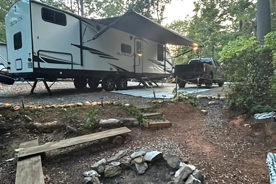 Camping and Fishing Fun (Outback Ultra Light RV)