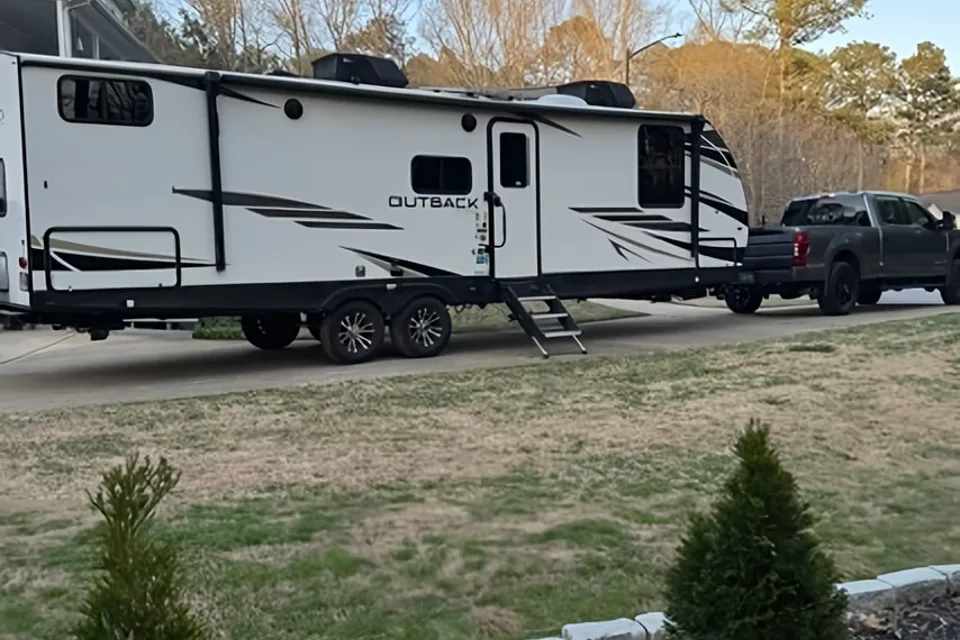 Camping and Fishing Fun (Outback Ultra Light RV)