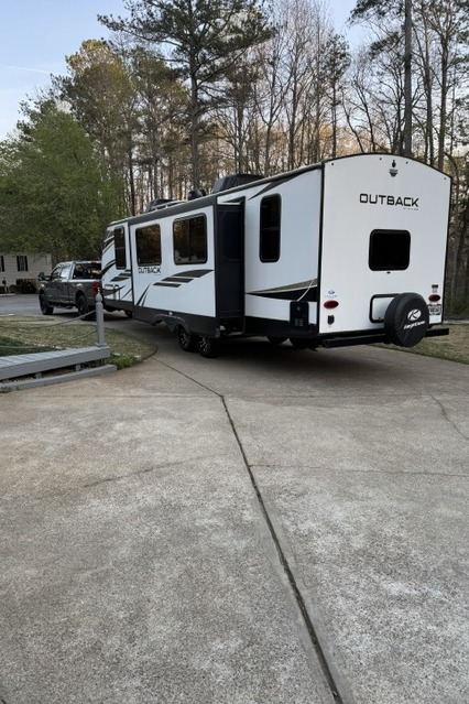 Camping and Fishing Fun (Outback Ultra Light RV)