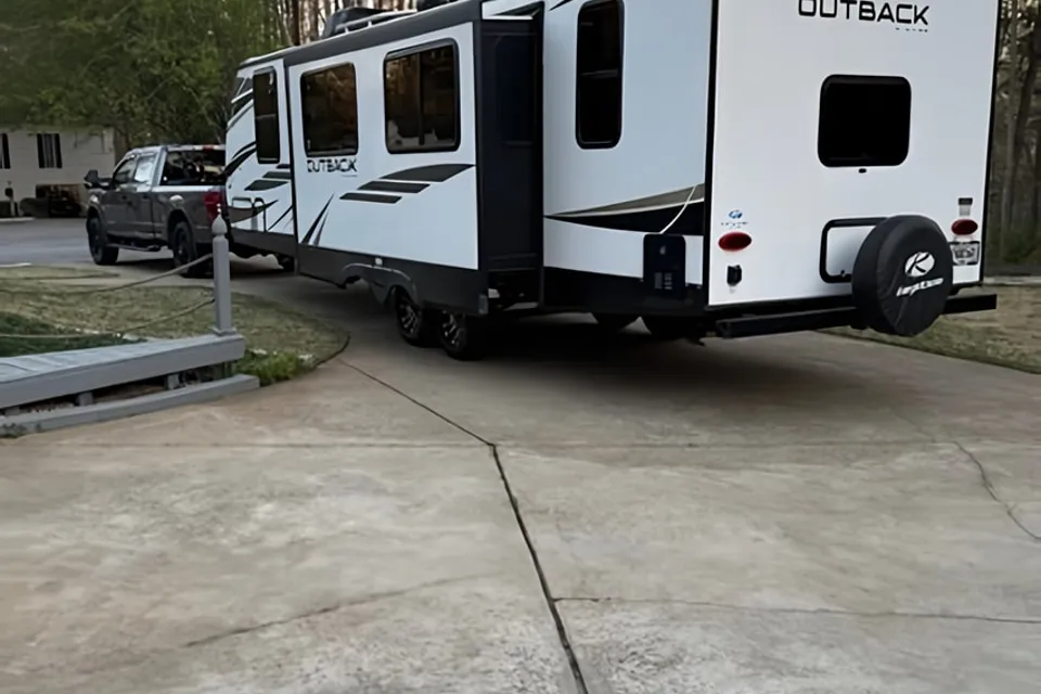 Camping and Fishing Fun (Outback Ultra Light RV)