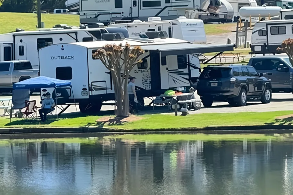 Camping and Fishing Fun (Outback Ultra Light RV)
