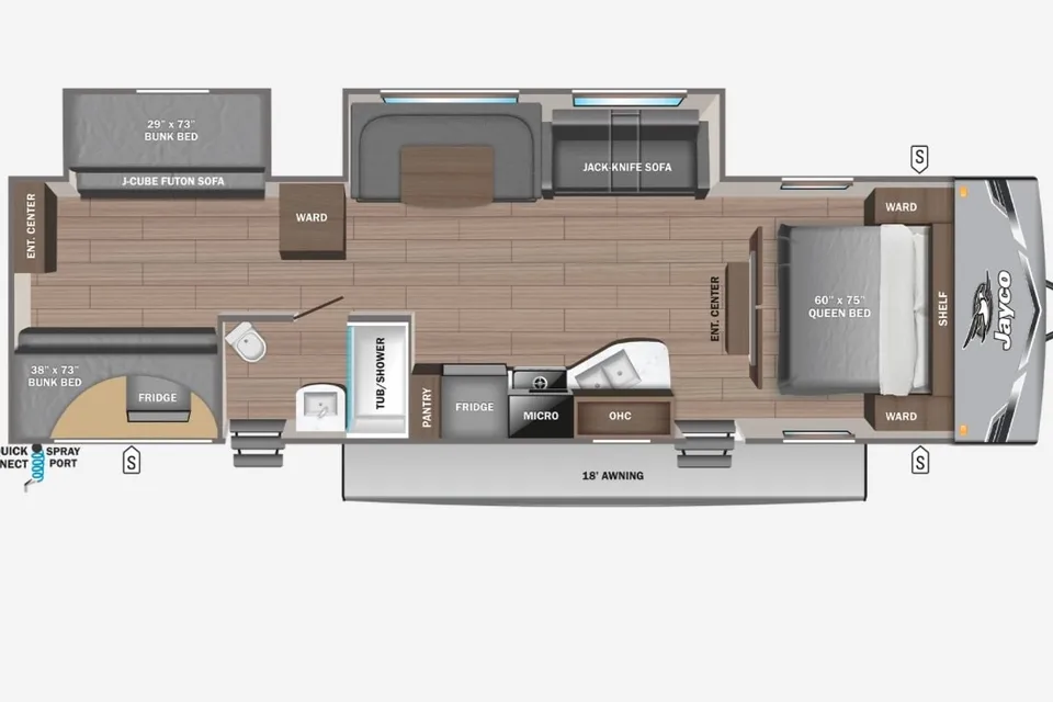 Wesley's Delivery Only Jayco 321BDS Travel Trailer