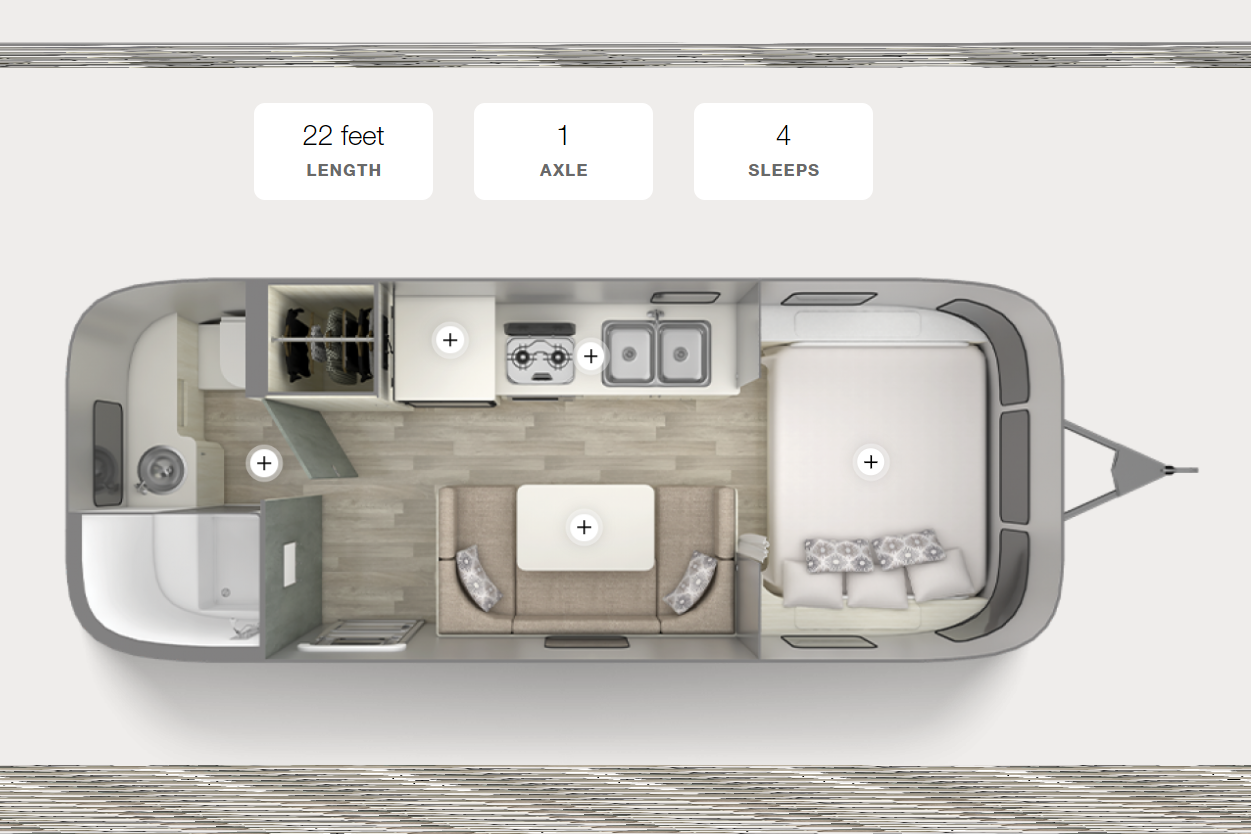 Magnolia 2 Airstream 22ft Bambi Sport **FULLY LOADED**