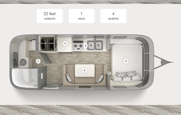 Magnolia 2 Airstream 22ft Bambi Sport **FULLY LOADED**