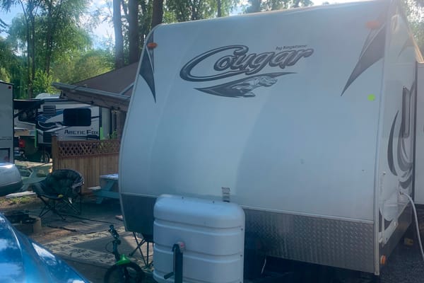 RJ’s Keystone Cougar Travel Trailer.