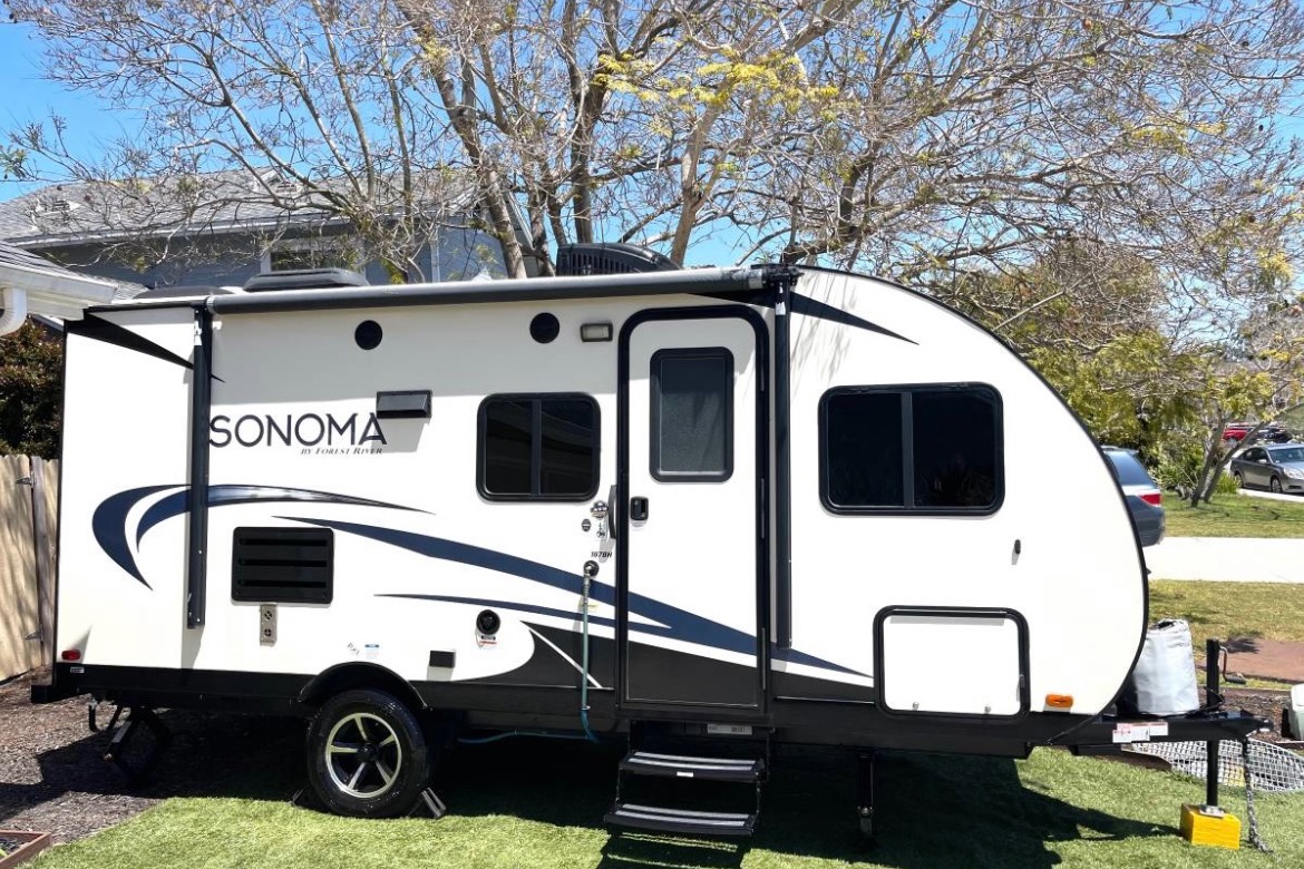 Cozy, comfy travel trailer