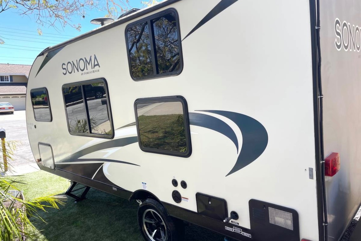 Cozy, comfy travel trailer