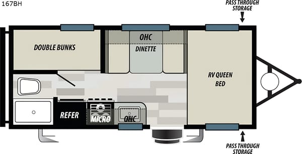 Cozy, comfy travel trailer