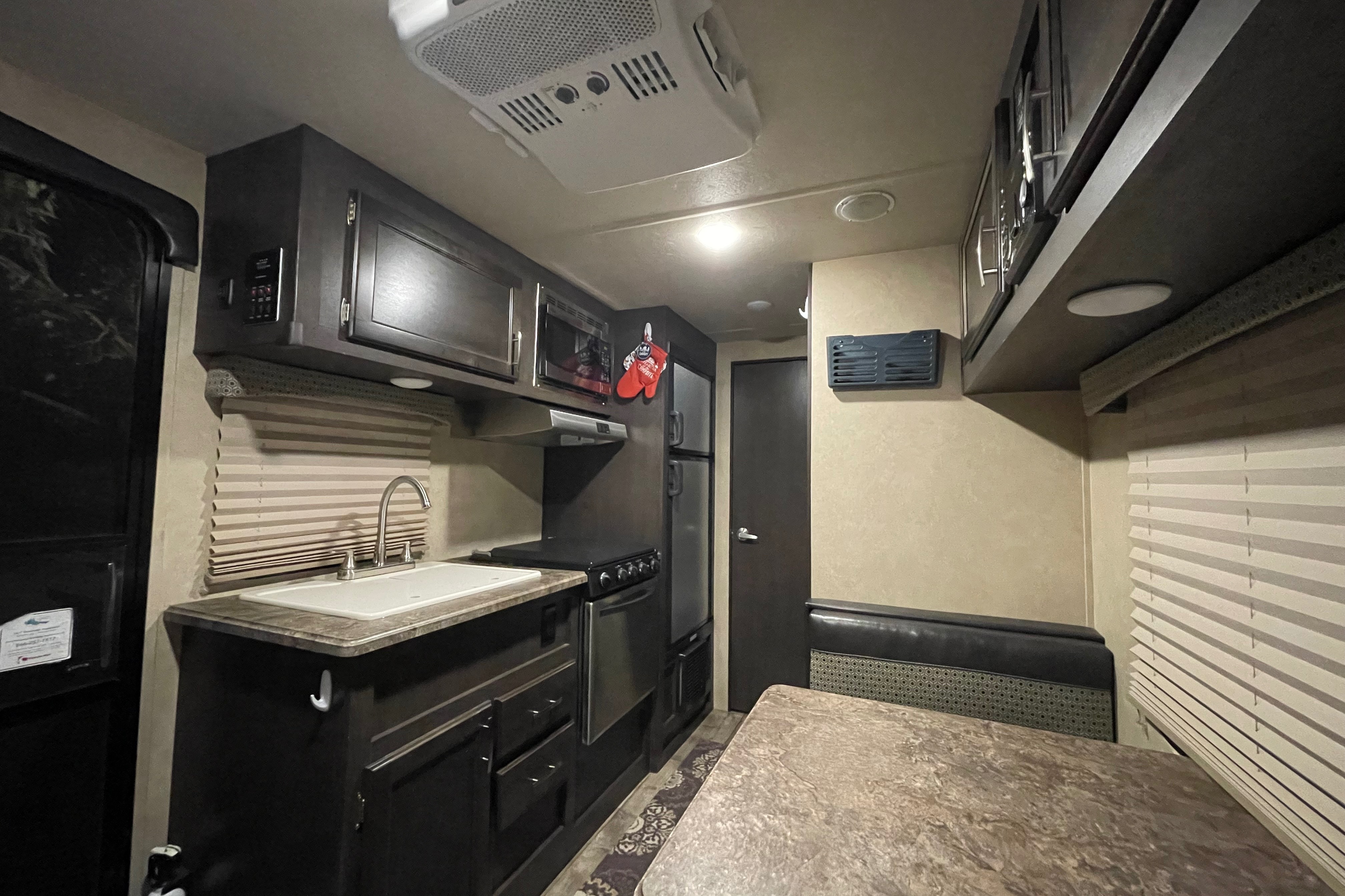 Cozy, comfy travel trailer