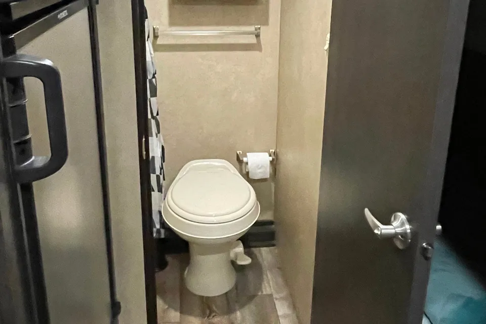 Cozy, comfy travel trailer