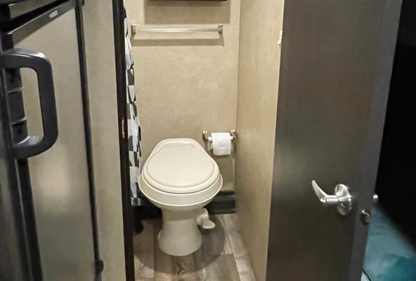 Cozy, comfy travel trailer