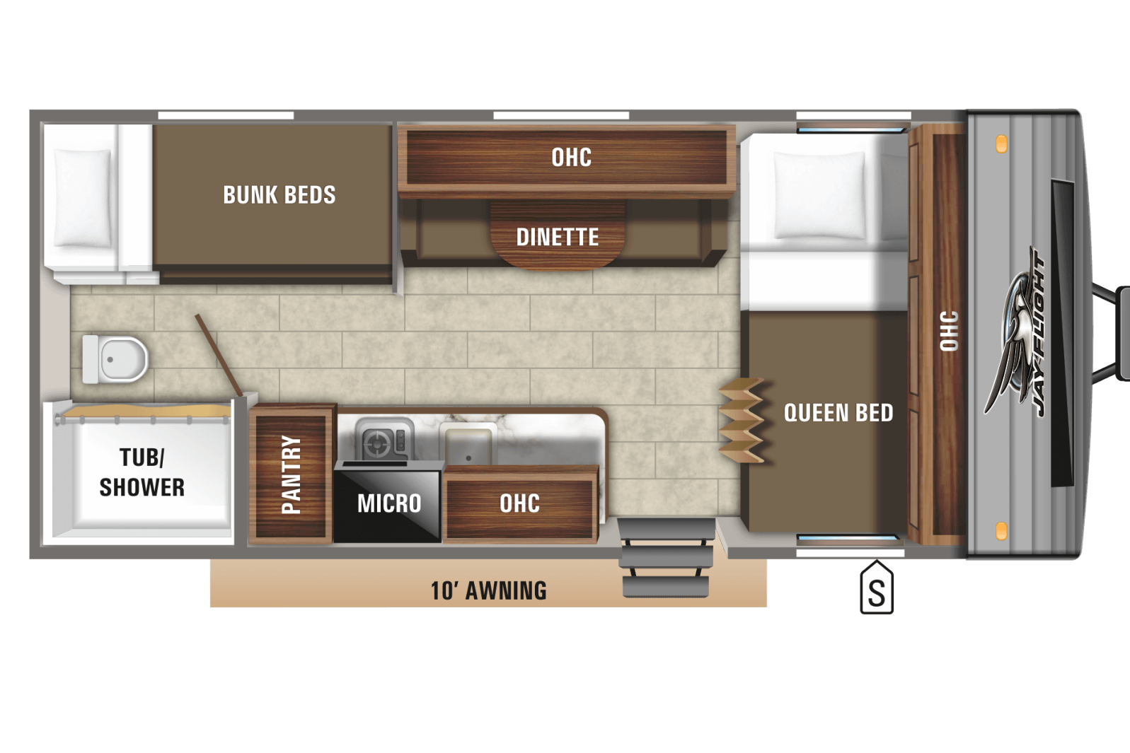 Lesley and Sarah's Jayco Flight SLX7 174bh Travel Trailer (Aka Betty)