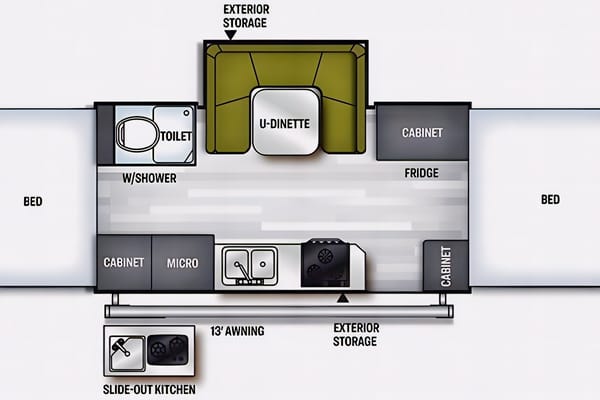 Tim's Forest River Rockwood Tent Trailer