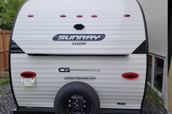 Sunray 149,Very Light Trailer!!!