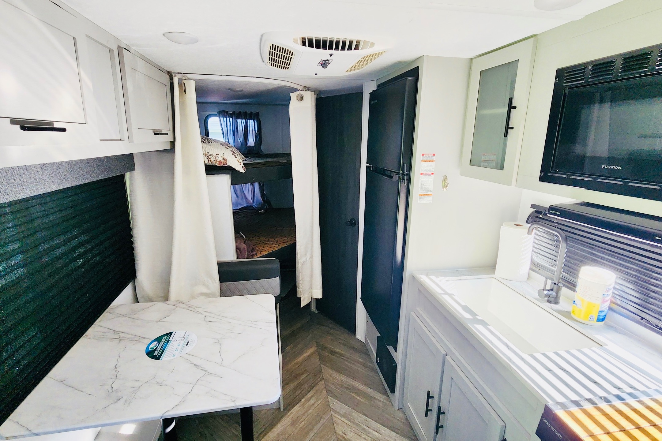 Pettie Family-Size Forest River Wildwood FSX 179DBK Travel Trailer