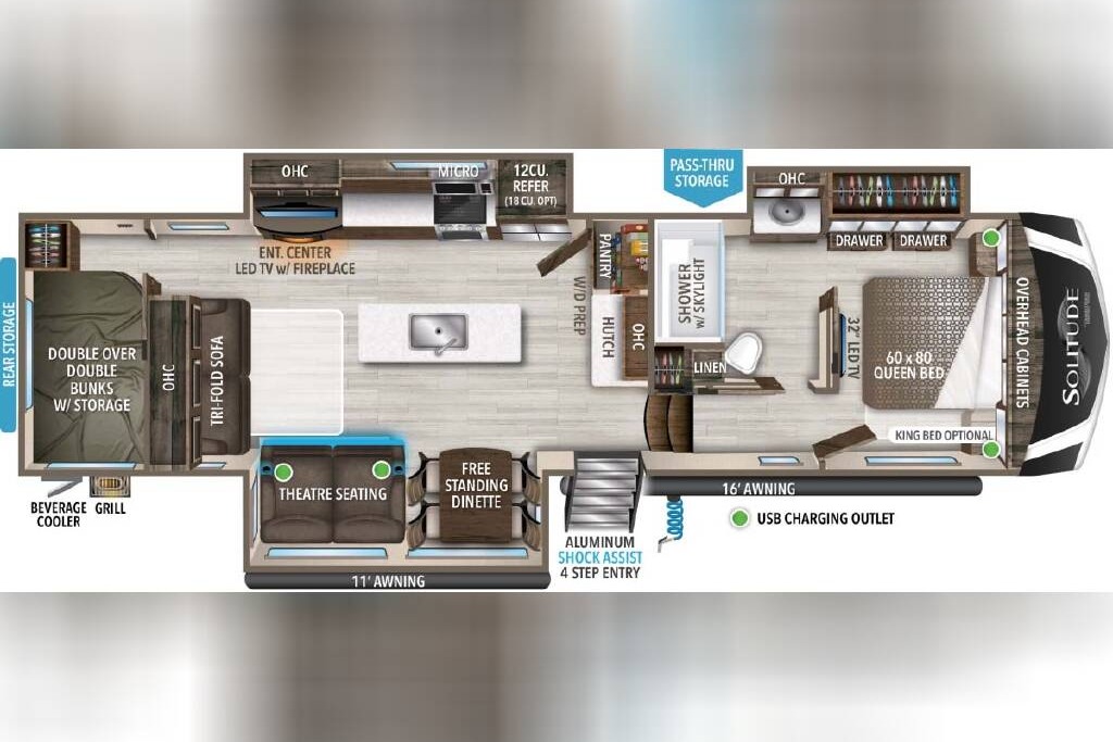 Grand Design Solitude Spacious 2 Bedroom