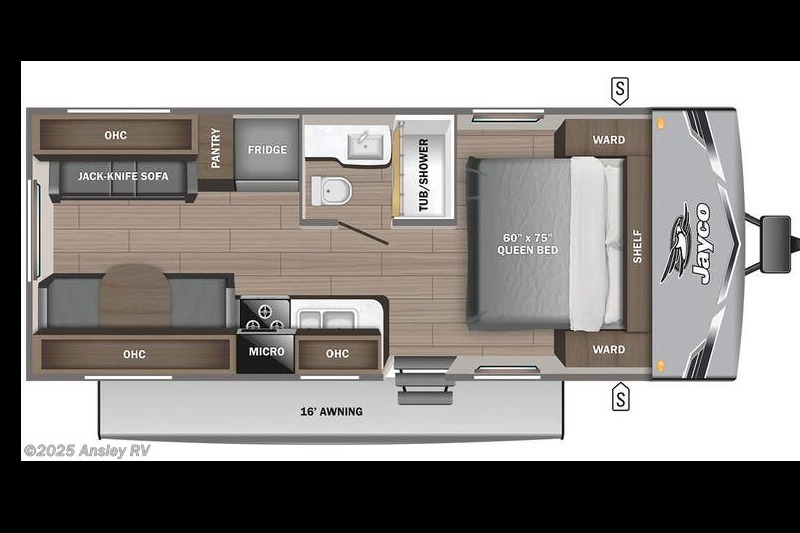 2025 Jayco Jay Flight SLX 210 QB Travel Trailer (Couples or Small Families Trailer)
