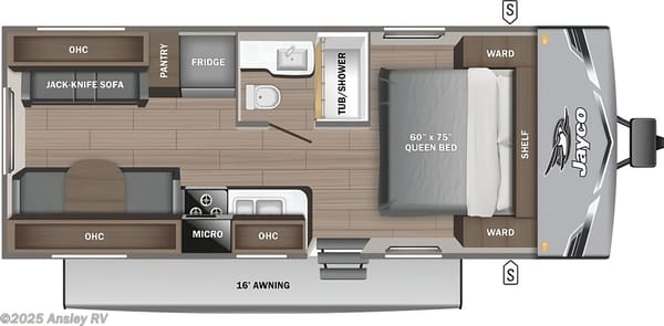 2025 Jayco Jay Flight SLX 210 QB Travel Trailer (Couples or Small Families Trailer)