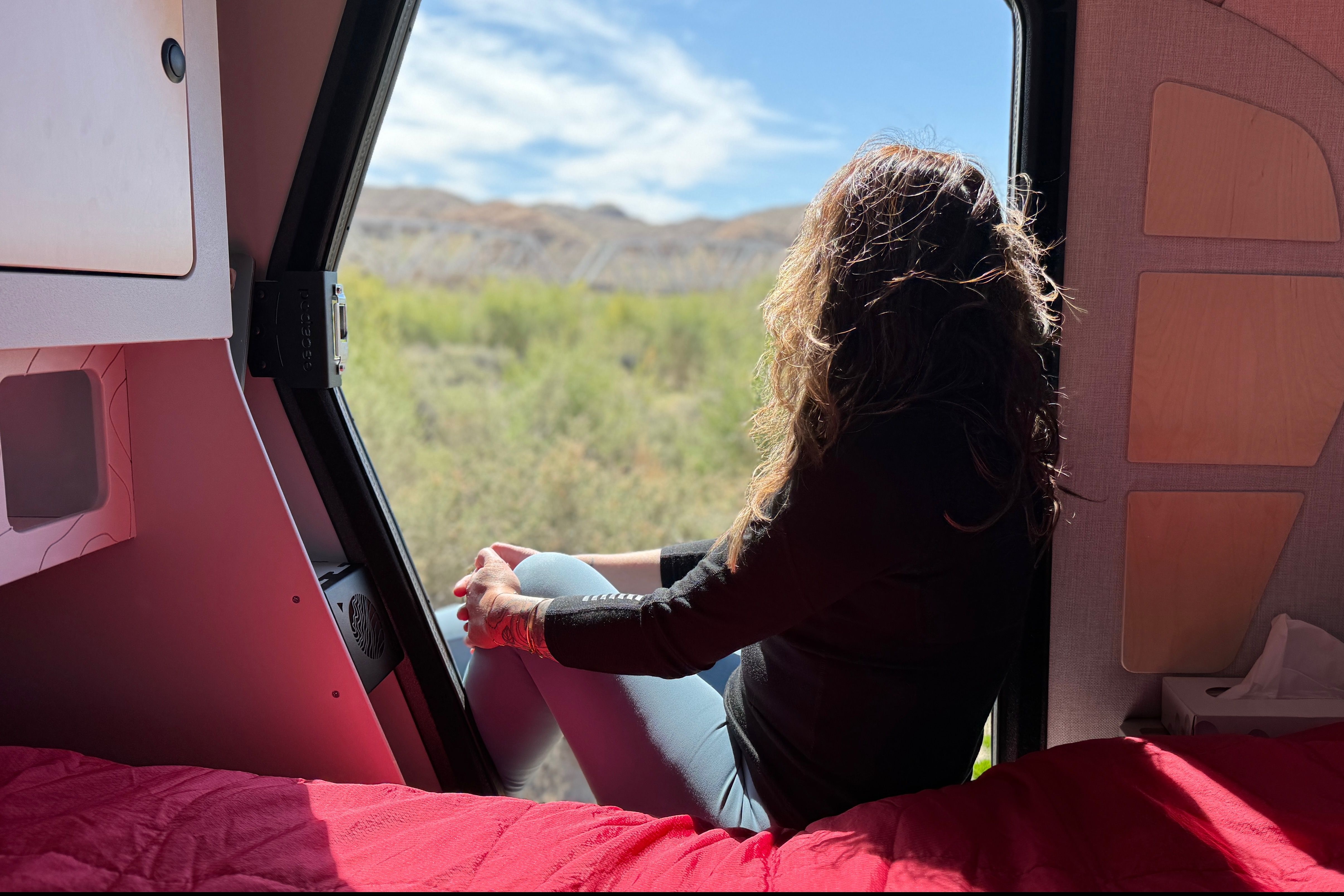 Lucy, our 2024 Escapod Voyager TOPO2 w/ FSR Premium Hybrid Roof Top Tent