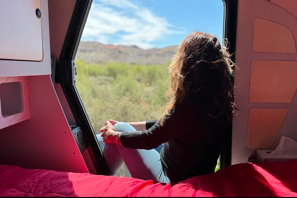 Lucy, our 2024 Escapod Voyager TOPO2 w/ FSR Premium Hybrid Roof Top Tent