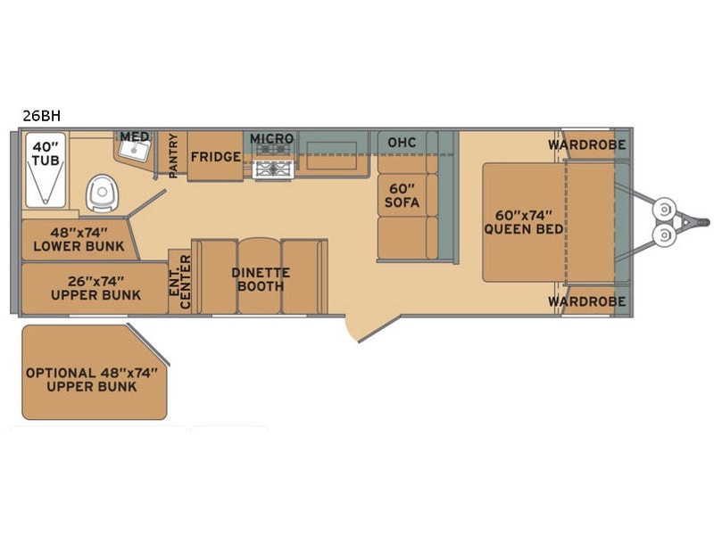 Roulotte Oasis 26bh
