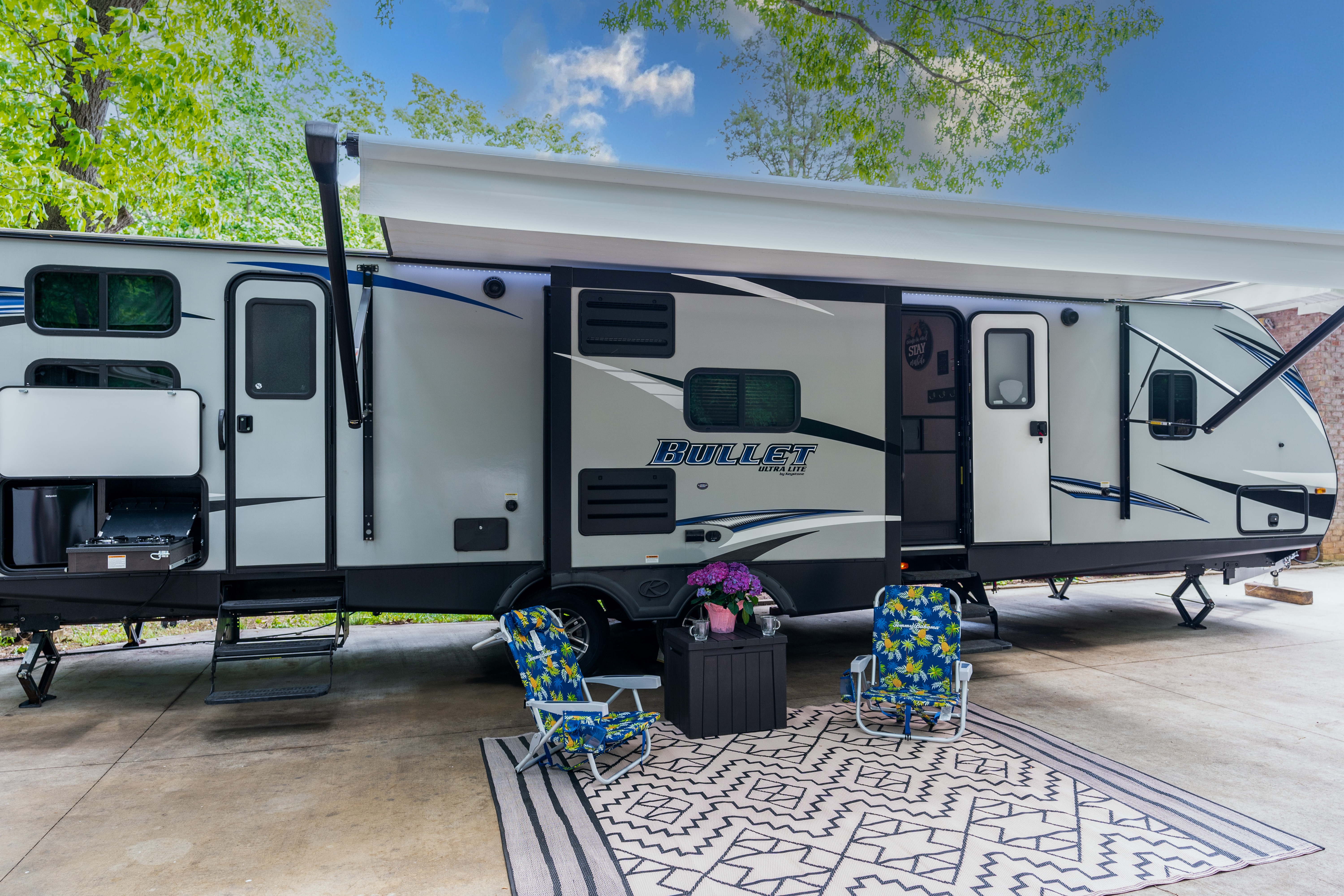 Roman's Keystone Bullet Travel Trailer