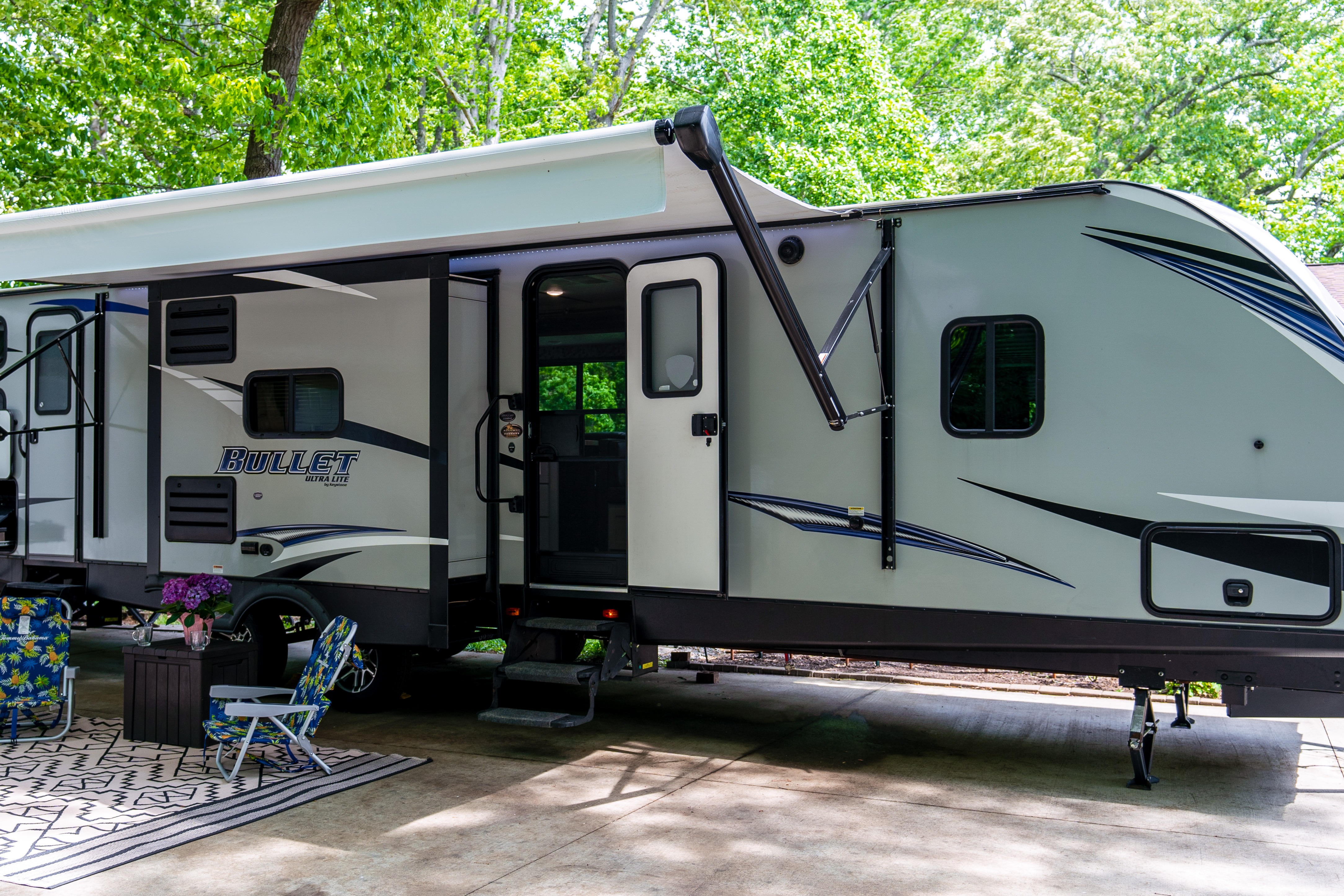 Roman's Keystone Bullet Travel Trailer