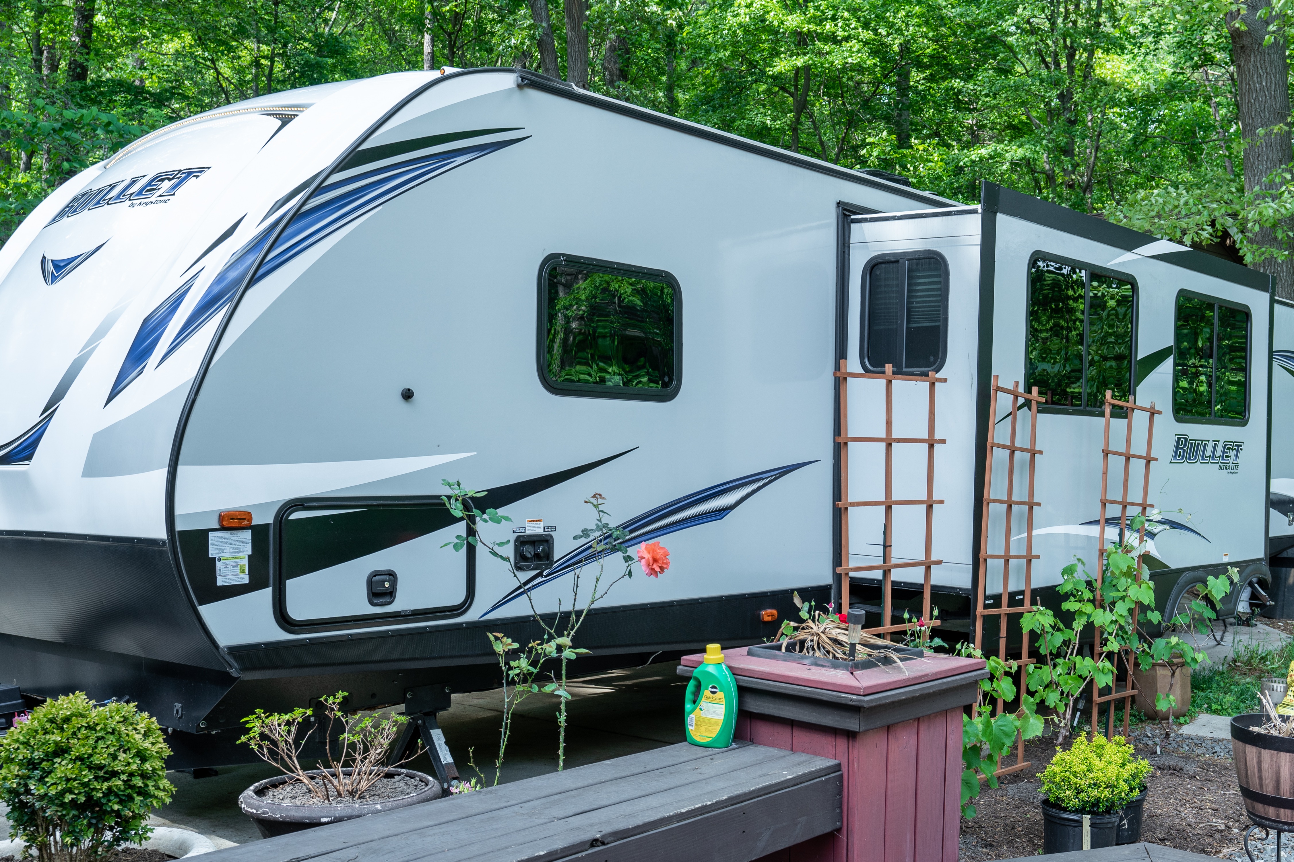 Roman's Keystone Bullet Travel Trailer