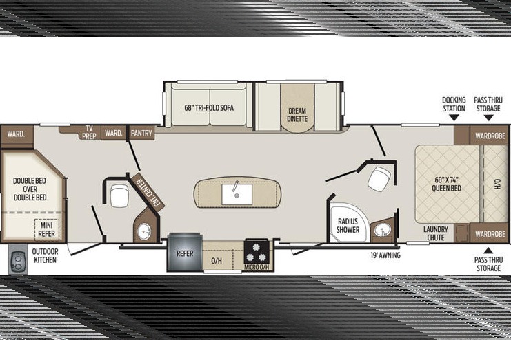Roman's Keystone Bullet Travel Trailer