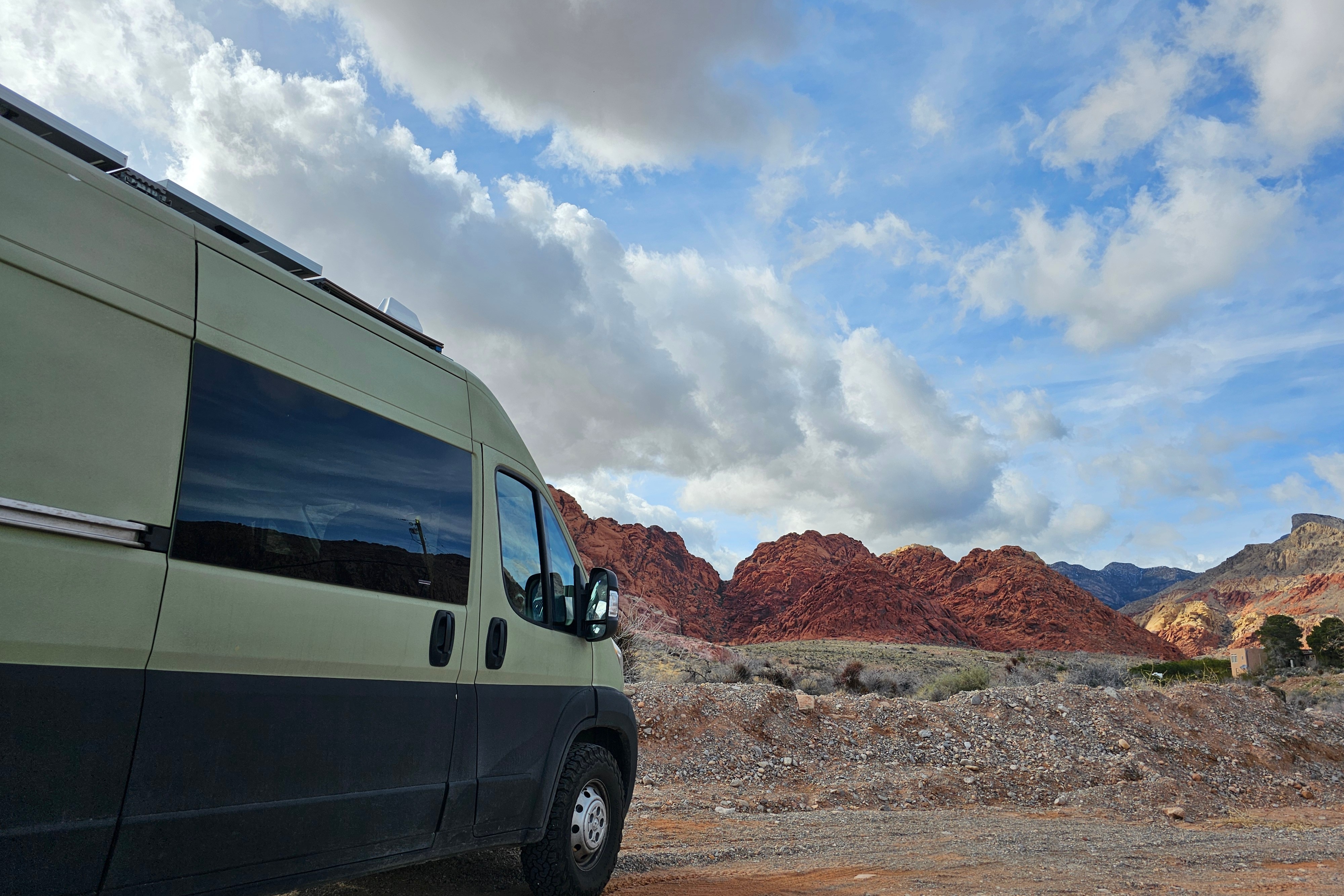 Olive, a 2019 Promaster 3500 - Off-grid ready!